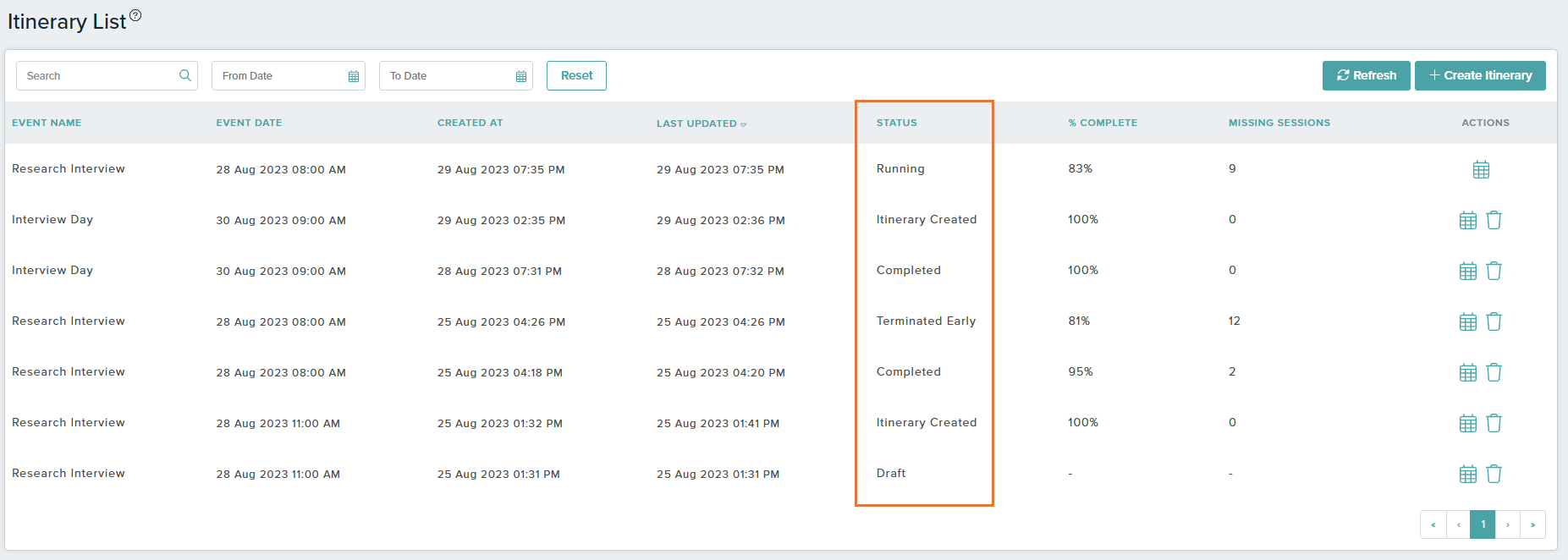 Itinerary list - Status.png