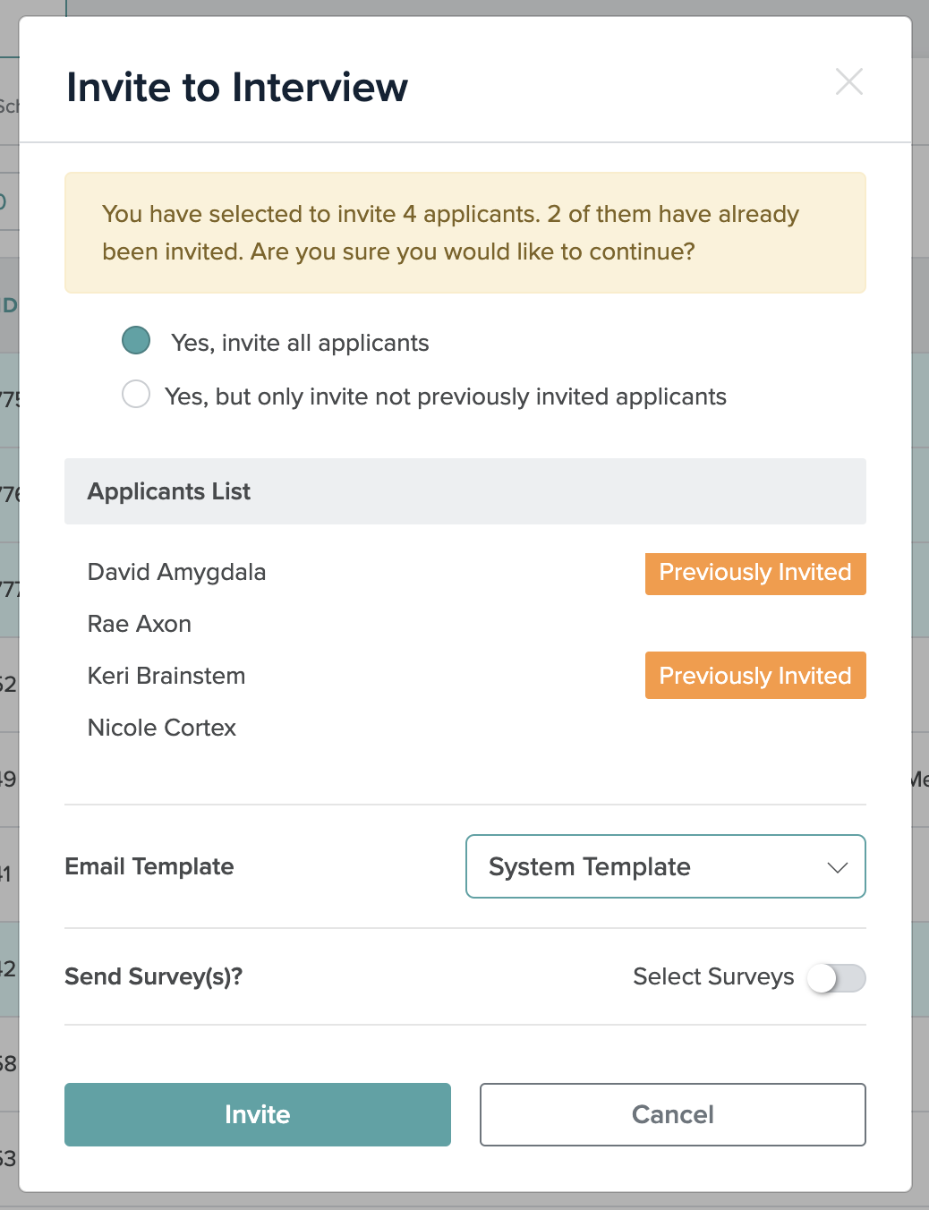 Invite to Interview Module.png