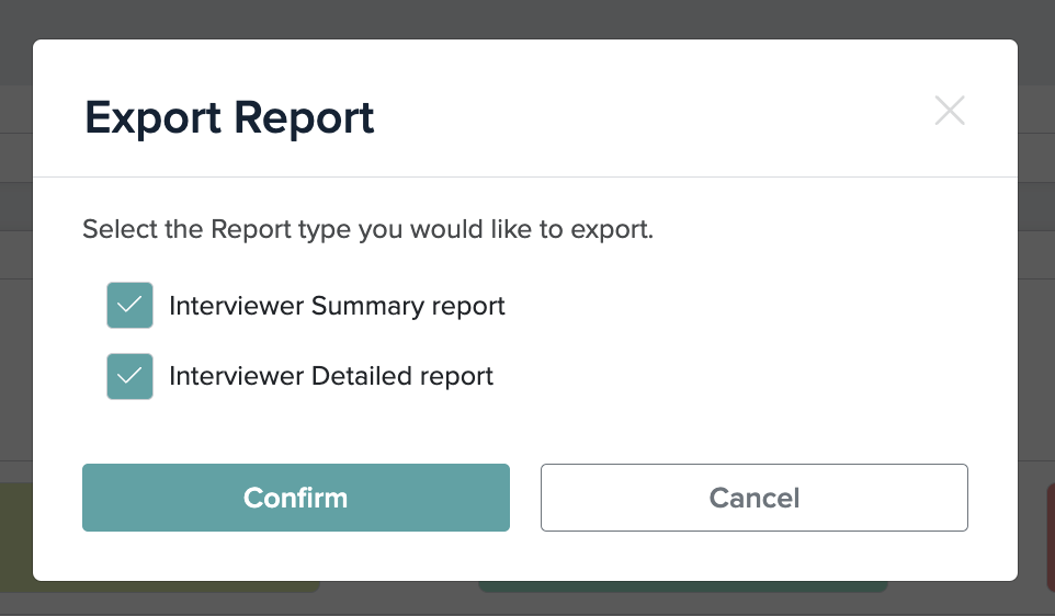 Interviewer Report Export Modal.png